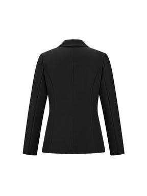 Blazer slim fit da donna: elegante blazer monopetto, adatto per l'ufficio e le occasioni formali.