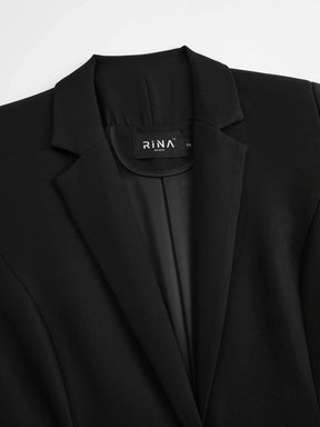 Blazer slim fit da donna: elegante blazer monopetto, adatto per l'ufficio e le occasioni formali.