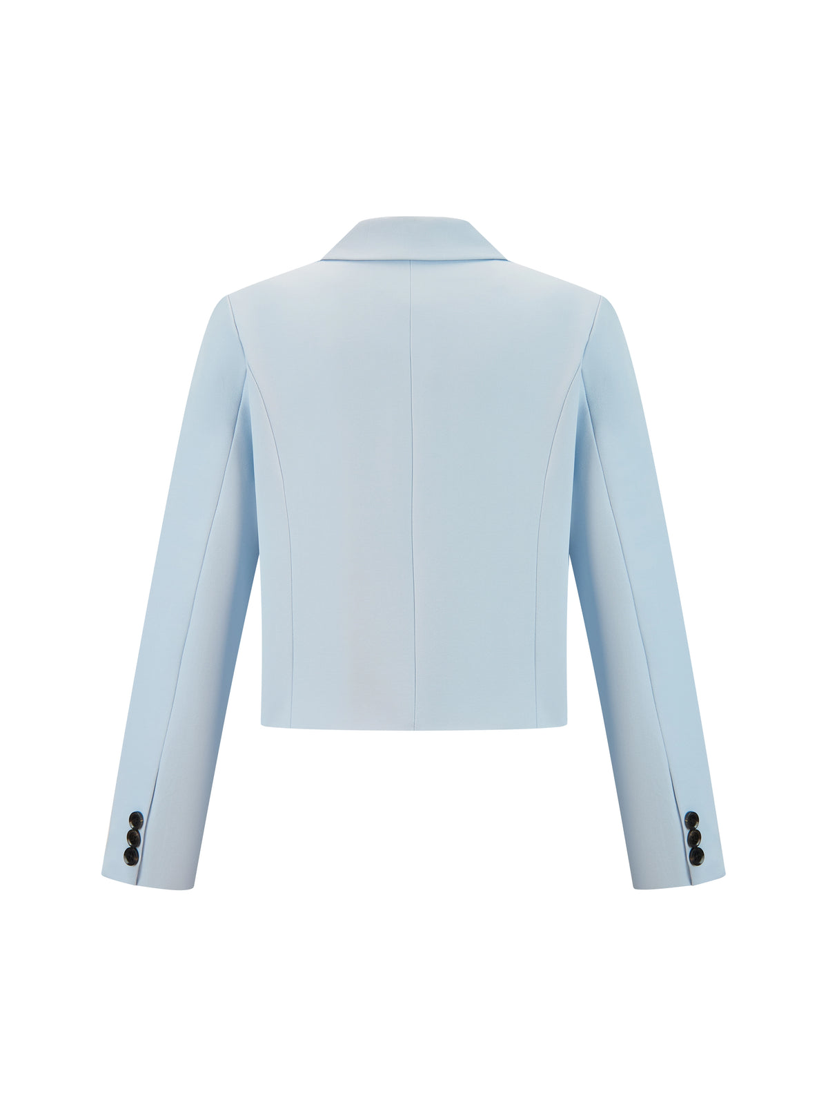 Blazer Donna Corto Doppiopetto - Giacca Cropped Elegante per Ufficio e Stile Quotidiano