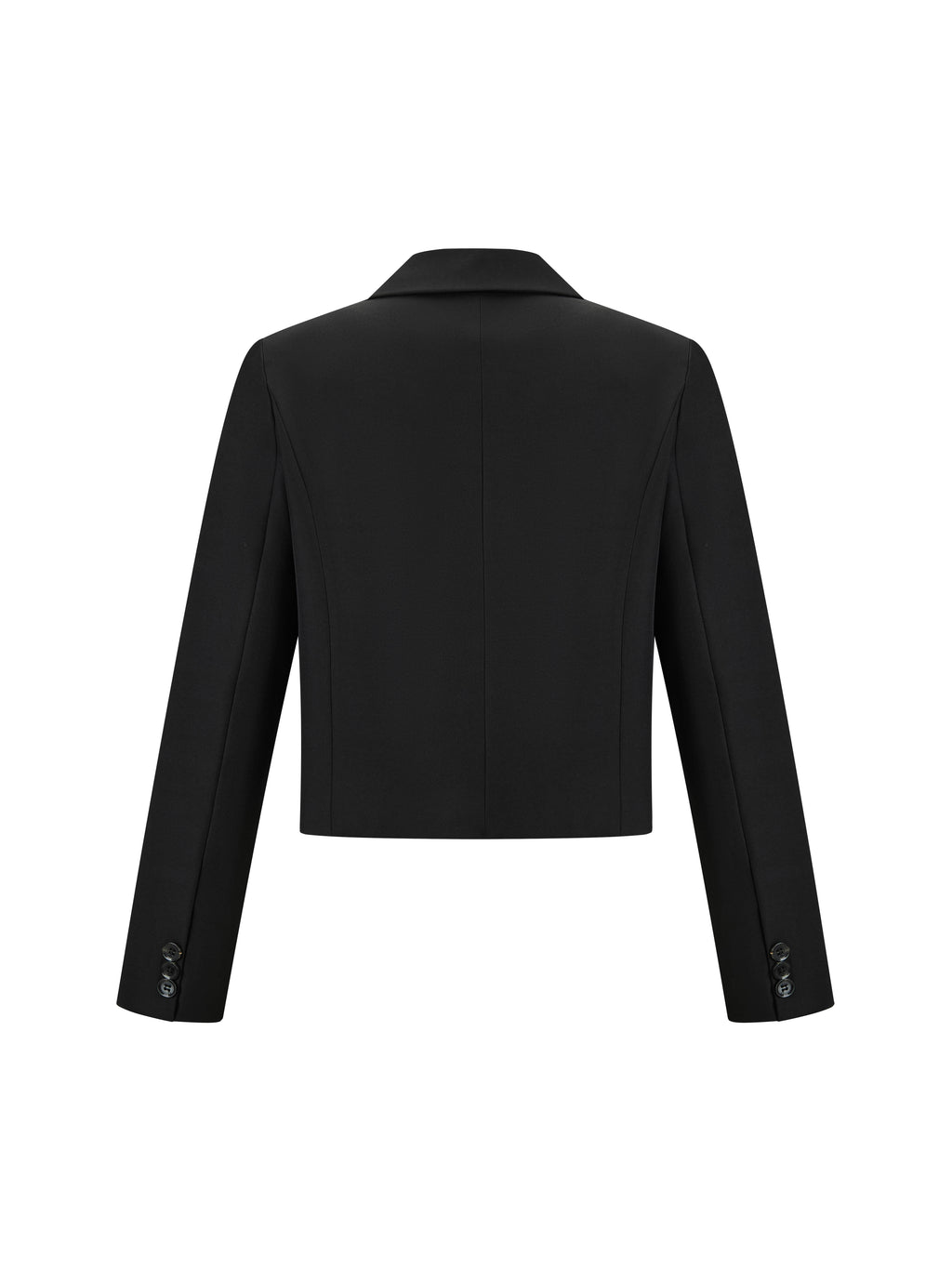 Blazer Donna Corto Doppiopetto - Giacca Cropped Elegante per Ufficio e Stile Quotidiano