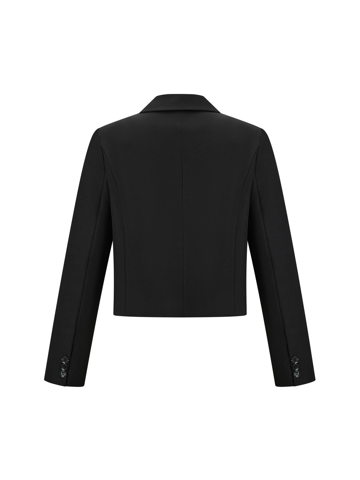 Blazer Donna Corto Doppiopetto - Giacca Cropped Elegante per Ufficio e Stile Quotidiano