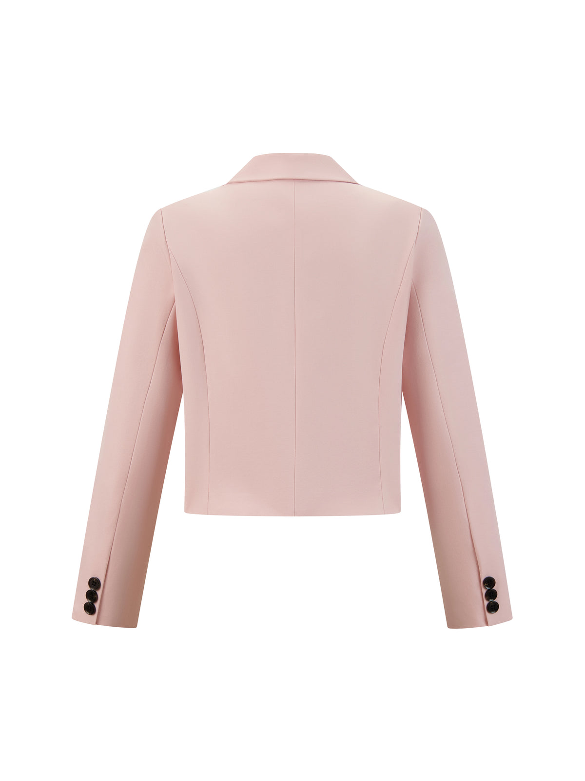 Blazer Donna Corto Doppiopetto - Giacca Cropped Elegante per Ufficio e Stile Quotidiano