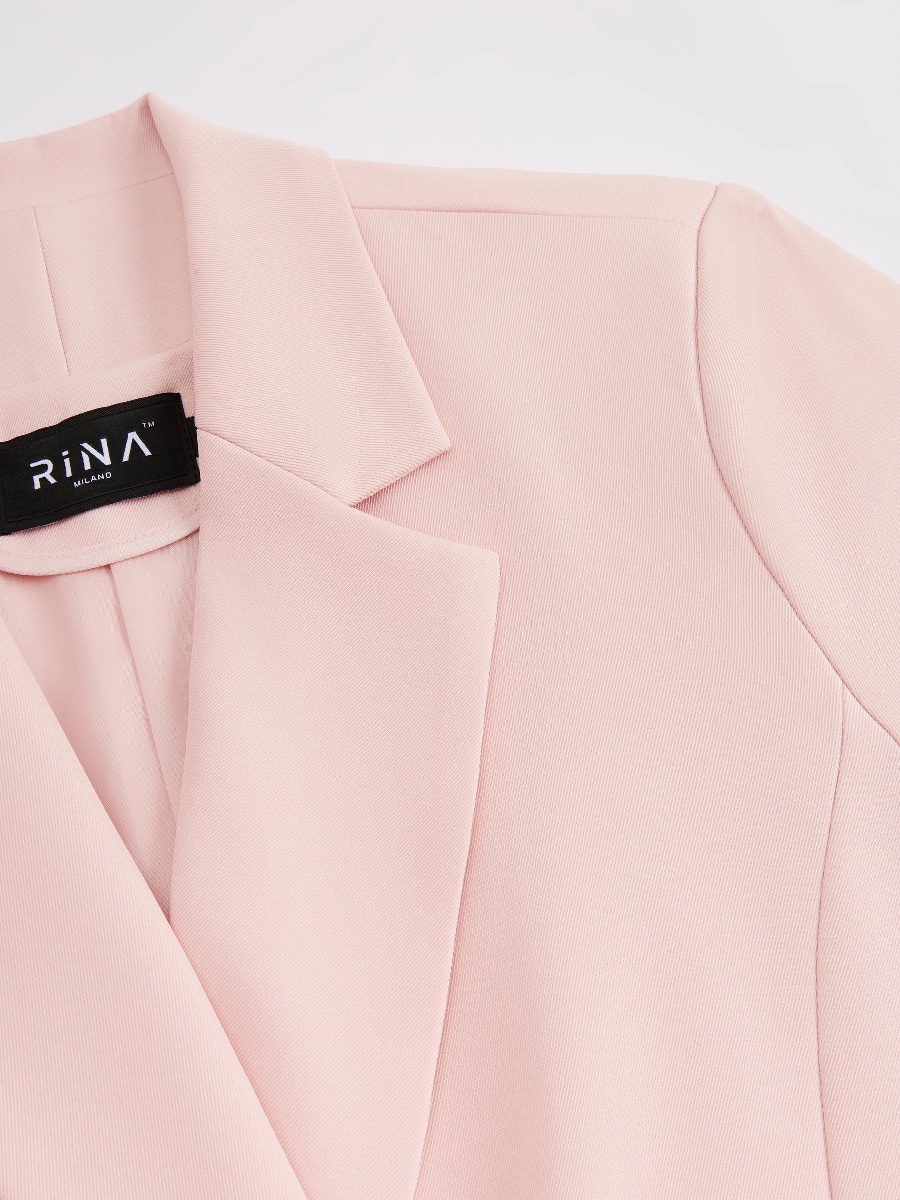 Blazer Donna Corto Doppiopetto - Giacca Cropped Elegante per Ufficio e Stile Quotidiano