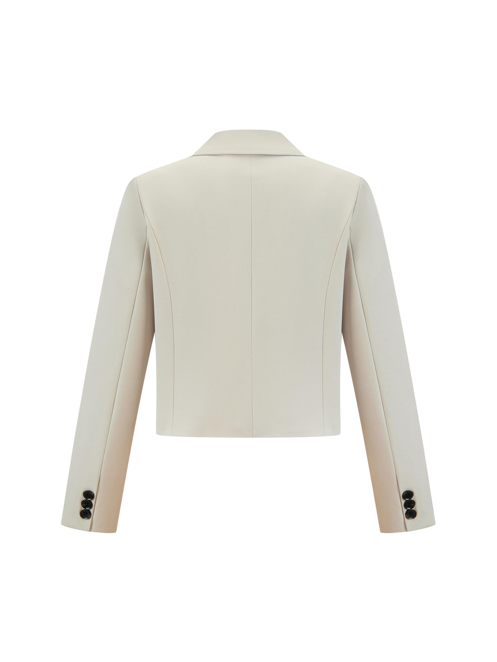 Blazer Donna Corto Doppiopetto - Giacca Cropped Elegante per Ufficio e Stile Quotidiano