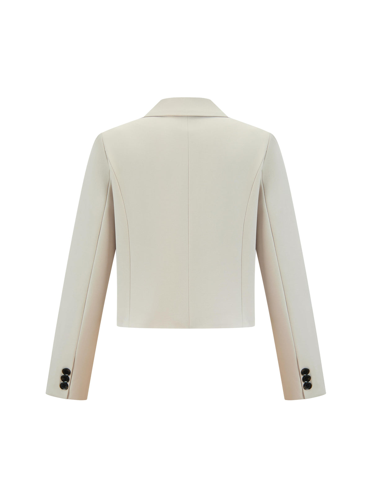 Blazer Donna Corto Doppiopetto - Giacca Cropped Elegante per Ufficio e Stile Quotidiano
