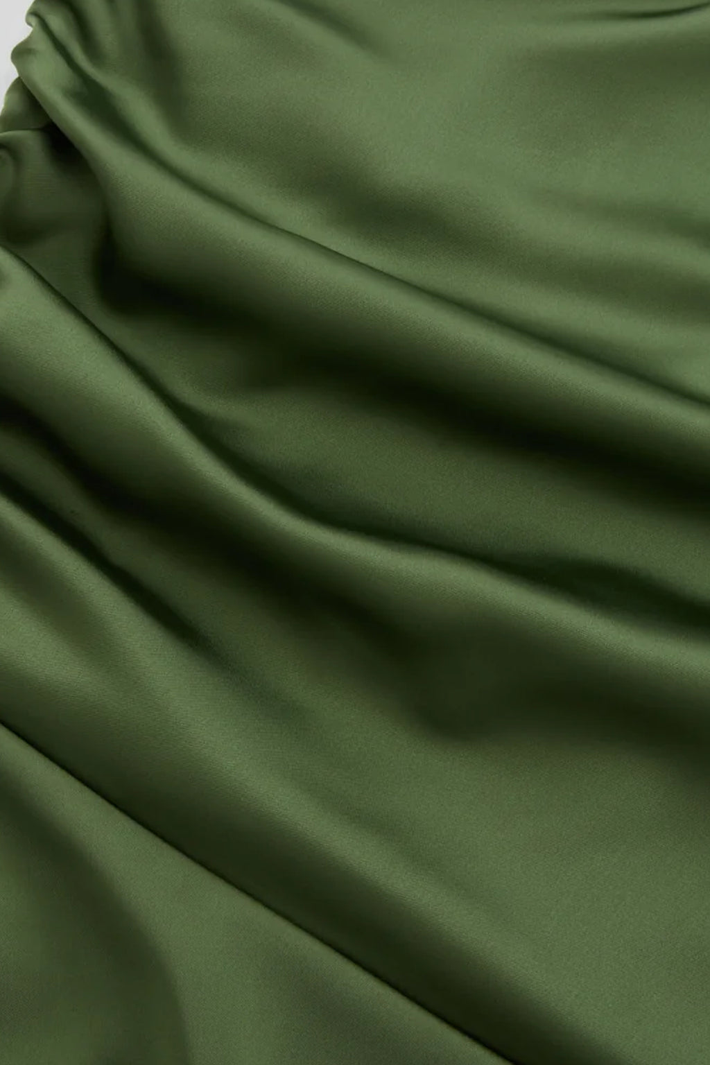 Abito Lungo Monospalla in Satin con Spacco - Eleganza Senza Tempo per Matrimoni e Serate -3