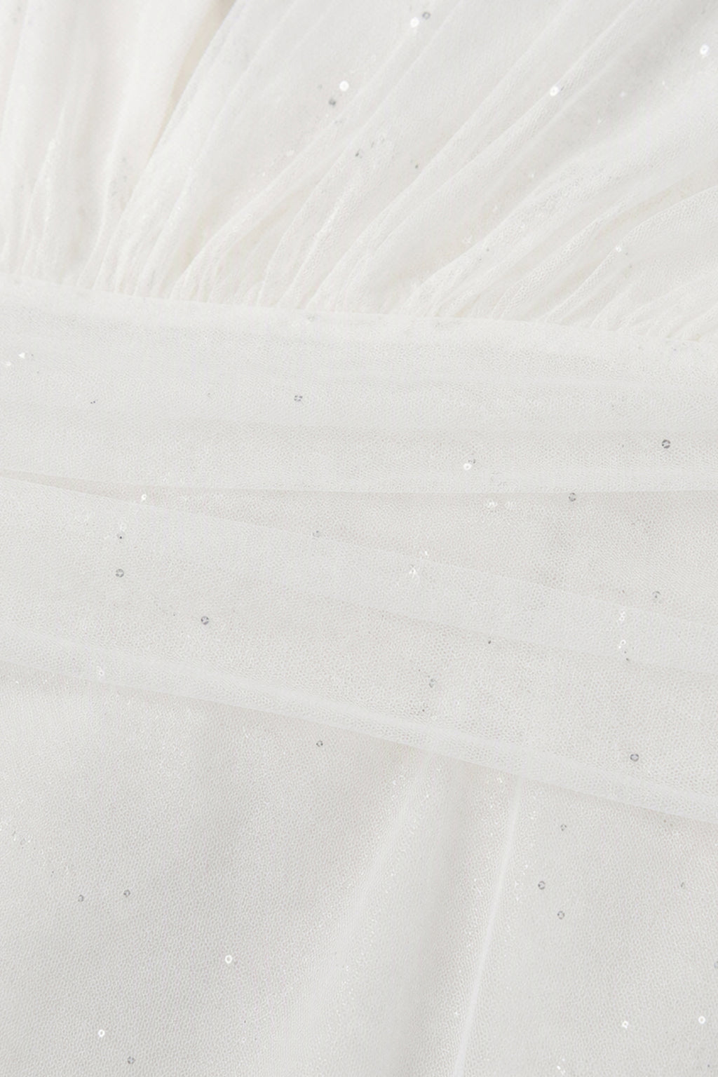 Abito “Lunaria” – Vestito Lungo in Tulle Glitterato con Scollo Incrociato -2