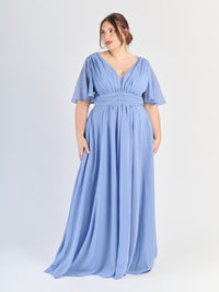 Abito lungo plus size Lavanda