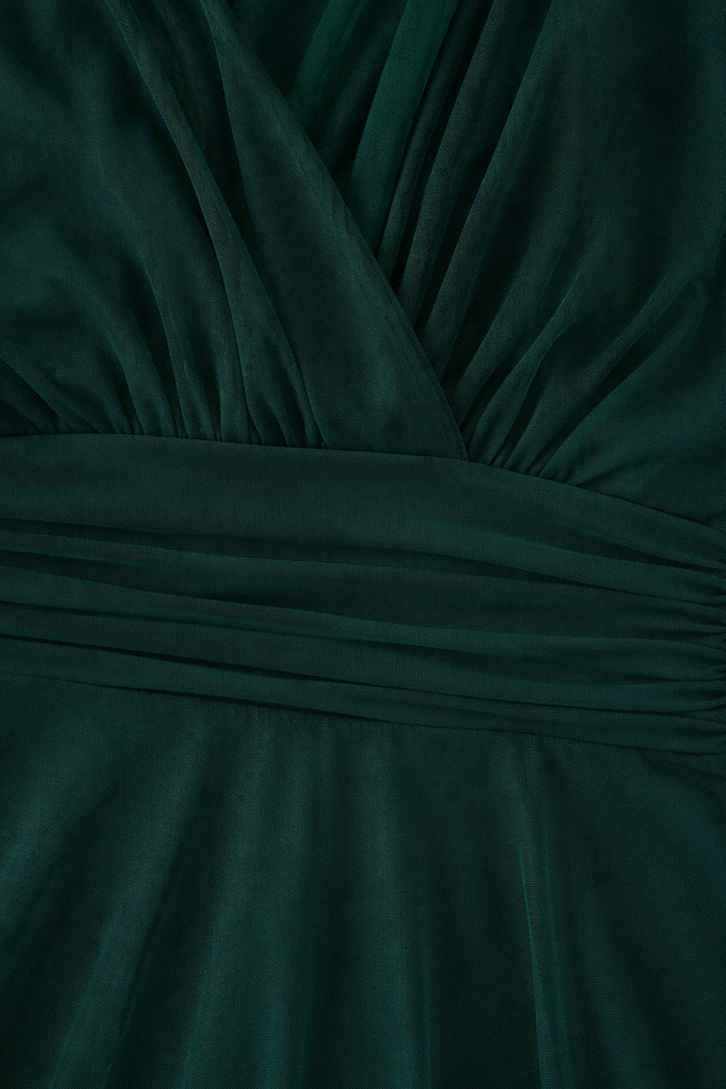 Abito da damigella in tulle con scollo a V Flavia -5
