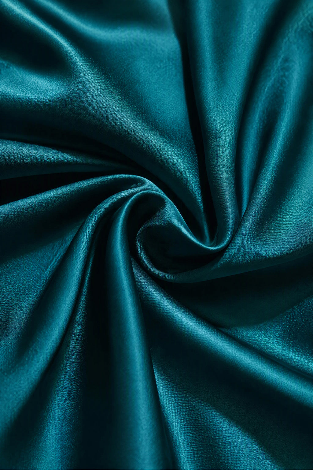 Abito lungo in raso con corpetto effetto incrociato Rosita -3