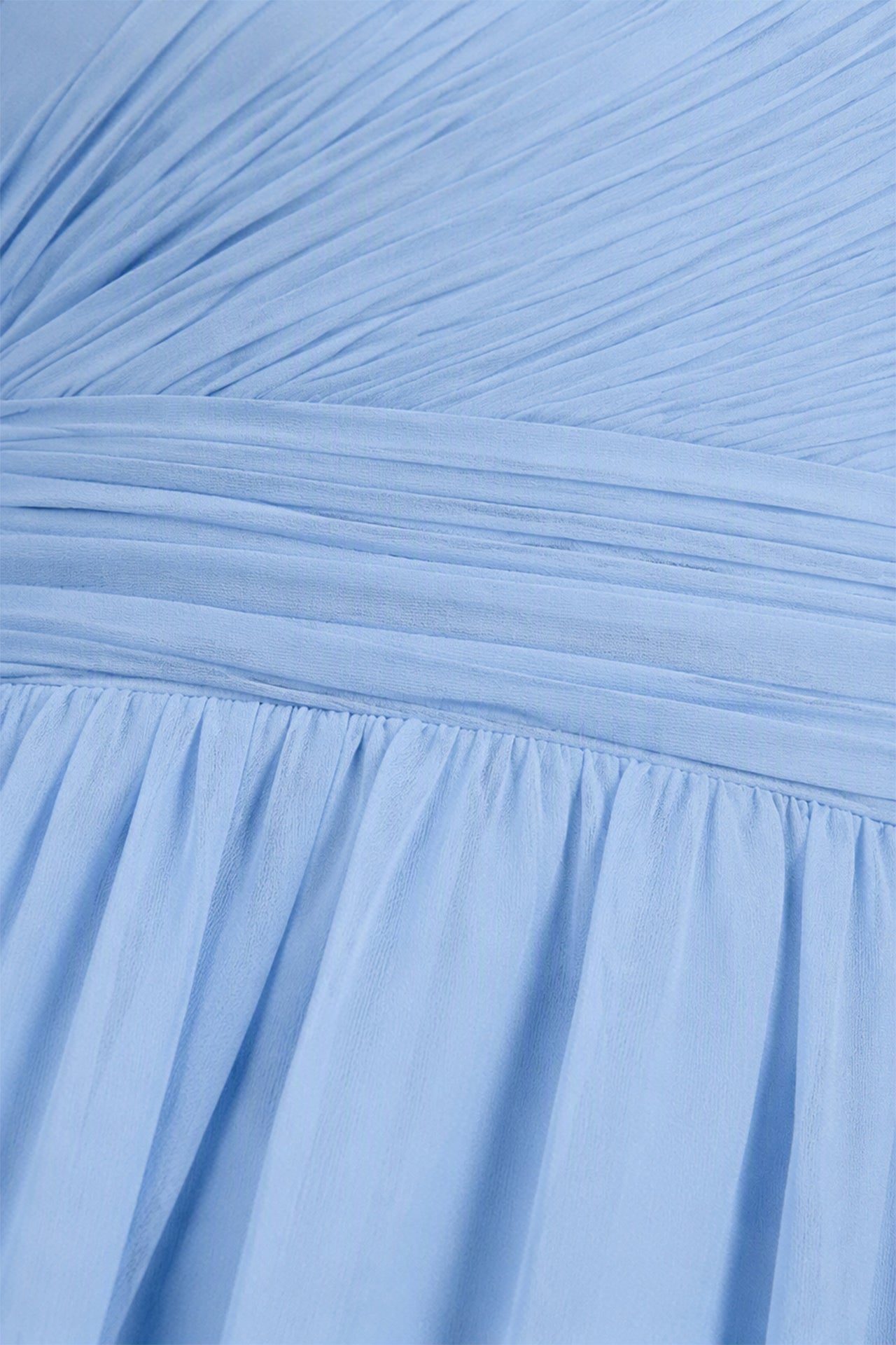 Abito lungo in tulle asimmetrico Luna
