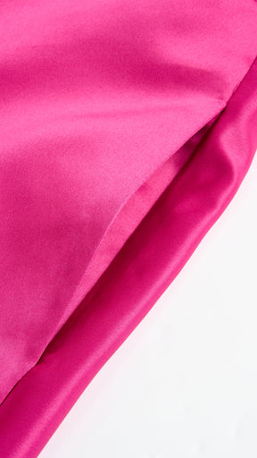 Abito Lungo Elegante in Raso con Spalline Sottili –  “Estella”