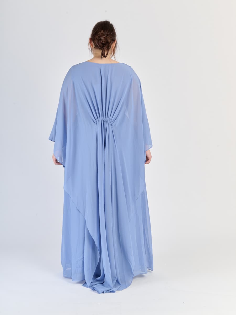 Vestito elegante Lavanda, ideale per eventi all’aperto, flusso grazioso