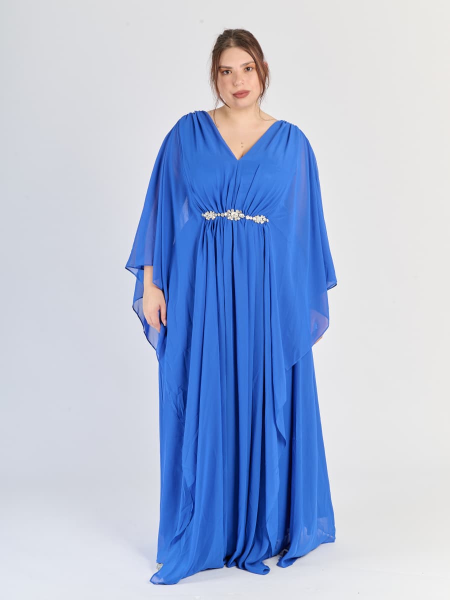 Vestito formale Bluette, taglia plus size, stile elegante e rassicurante