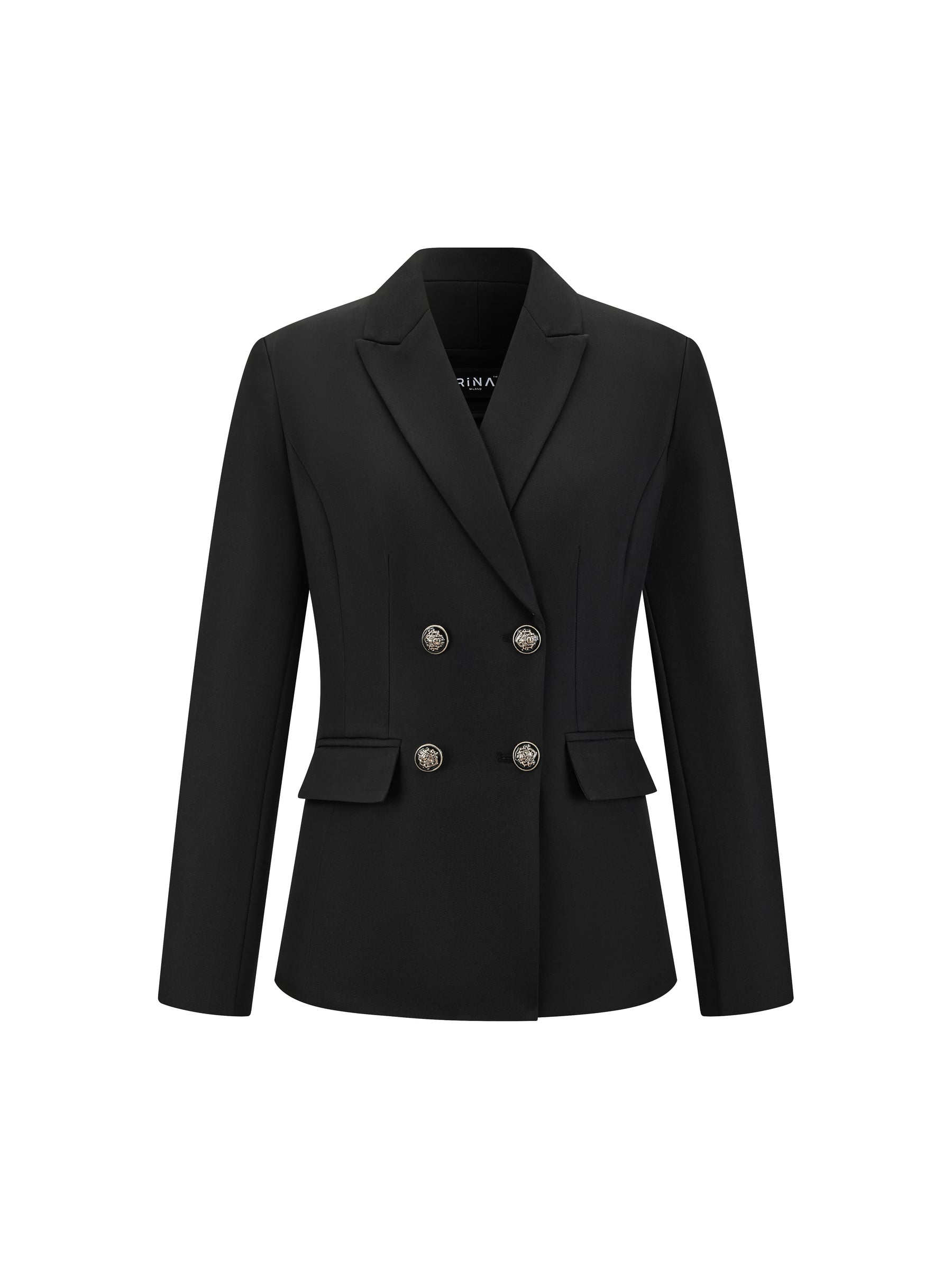 Blazer doppiopetto da donna - Stile classico con bottoni raffinati - Abbigliamento professionale e sofisticato, adatto sia per occasioni formali che quotidiane