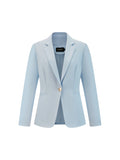 Blazer slim fit da donna: elegante blazer monopetto, adatto per l'ufficio e le occasioni formali.