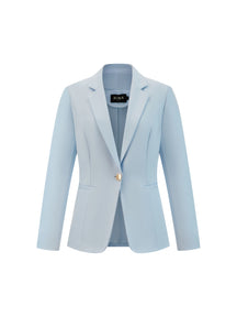 Blazer slim fit da donna: elegante blazer monopetto, adatto per l'ufficio e le occasioni formali.