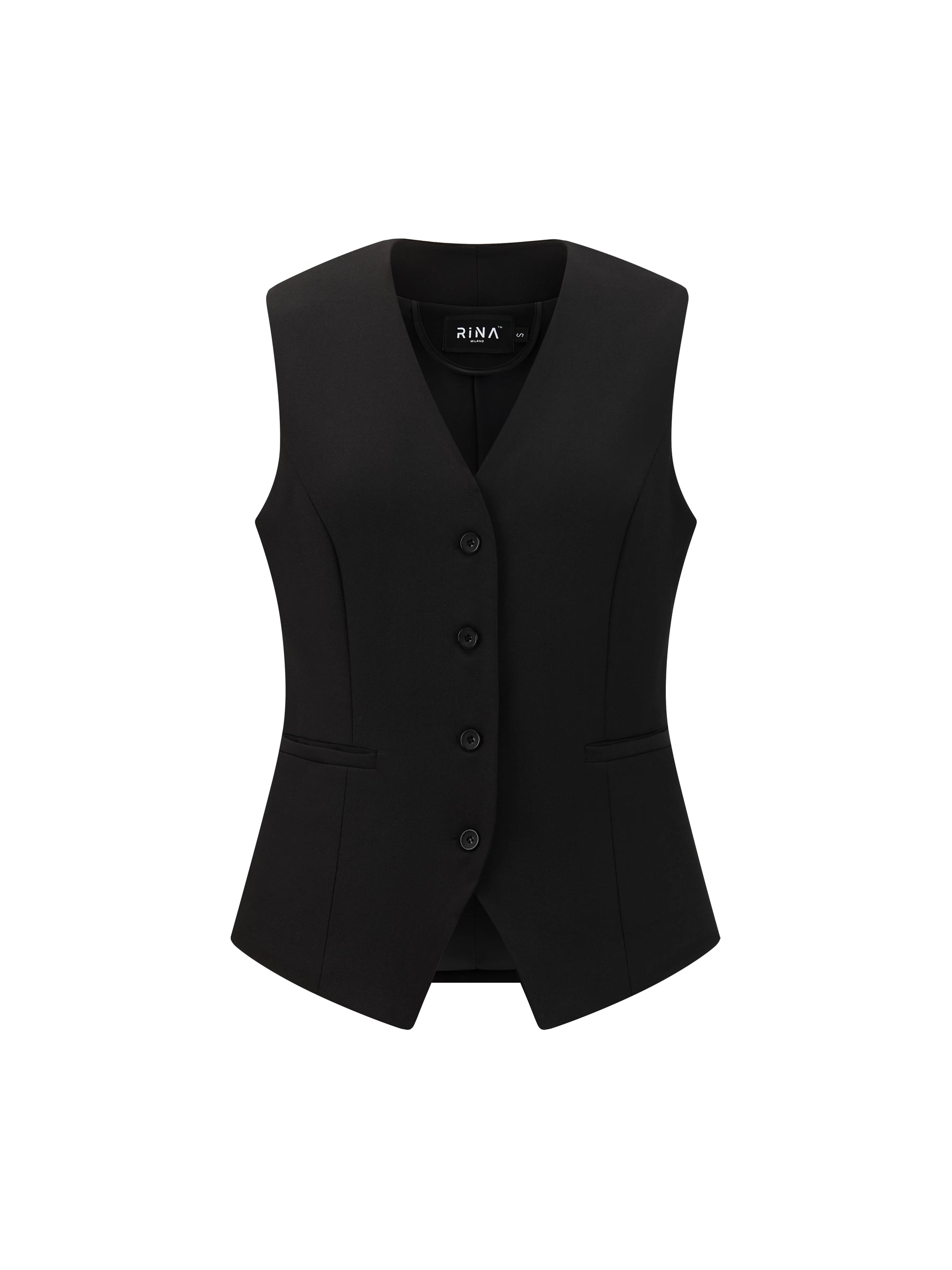 Gilet Donna Elegante a Collo V - Modello Slim Fit per Ufficio e Combinazioni