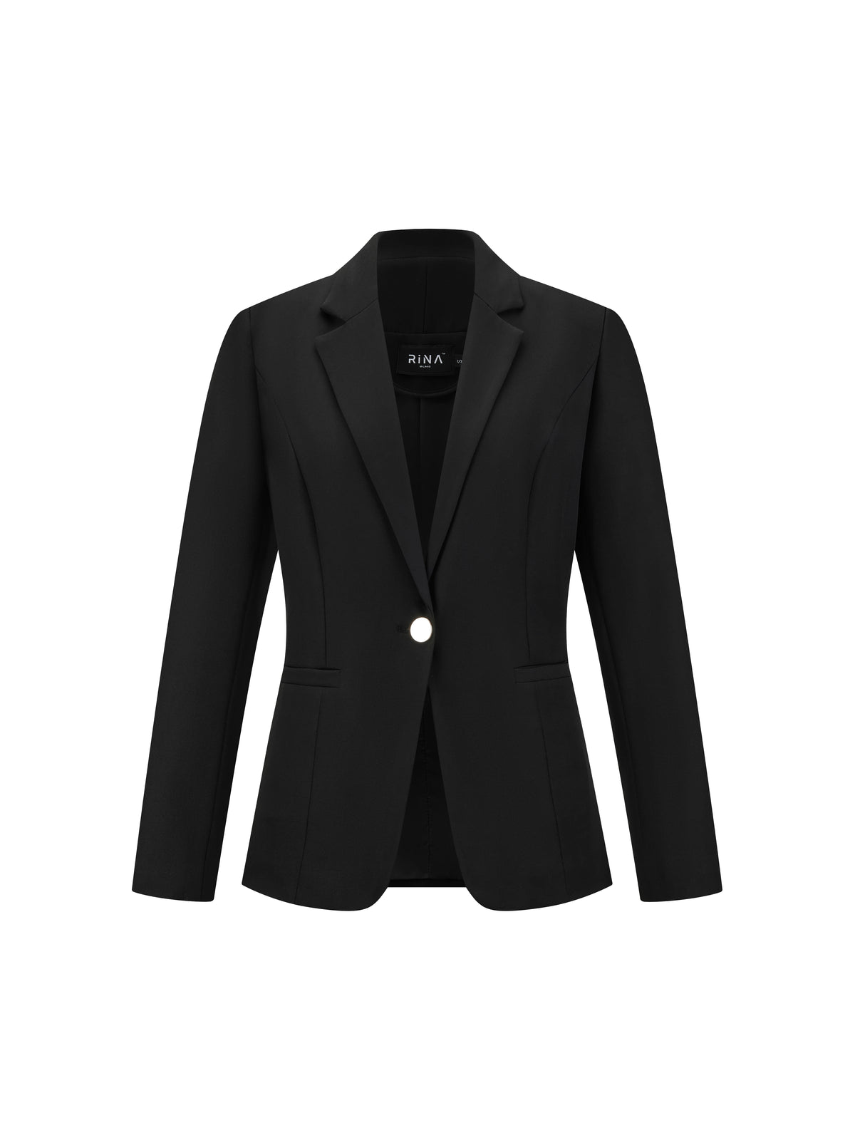 Blazer slim fit da donna: elegante blazer monopetto, adatto per l'ufficio e le occasioni formali.