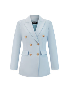 Completo Donna Due Pezzi - Blazer Doppiopetto e Pantaloni per Ufficio e Cerimonie