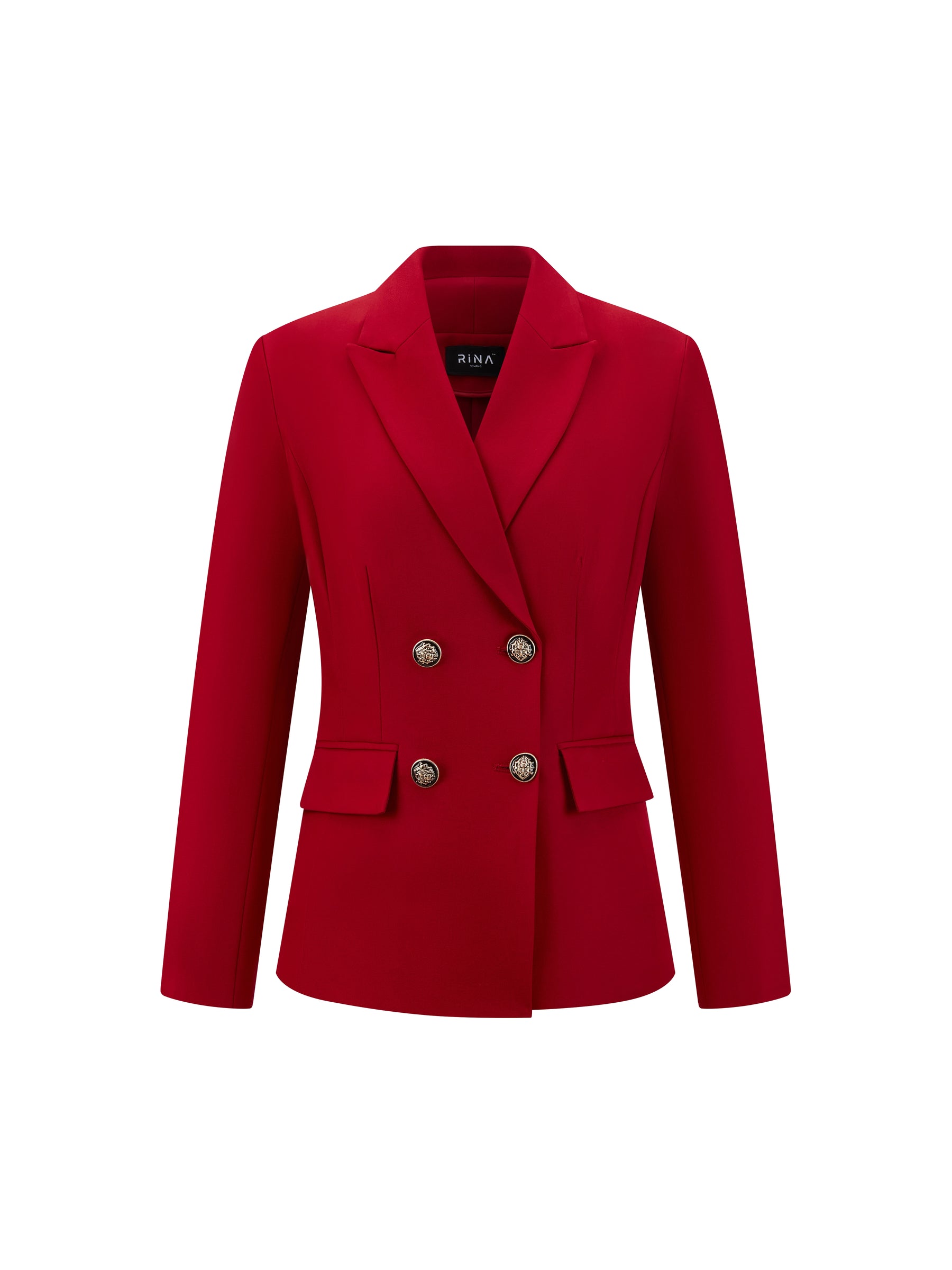 Blazer doppiopetto da donna - Stile classico con bottoni raffinati - Abbigliamento professionale e sofisticato, adatto sia per occasioni formali che quotidiane