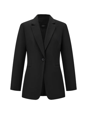 Blazer Donna Professionale - Modello Classico a Un Bottone per Stile Quotidiano