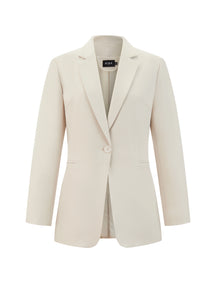 Blazer Donna Professionale - Modello Classico a Un Bottone per Stile Quotidiano