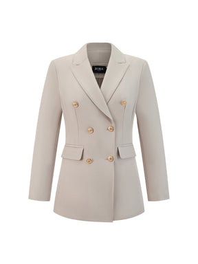 Completo Donna Due Pezzi - Blazer Doppiopetto e Pantaloni per Ufficio e Cerimonie