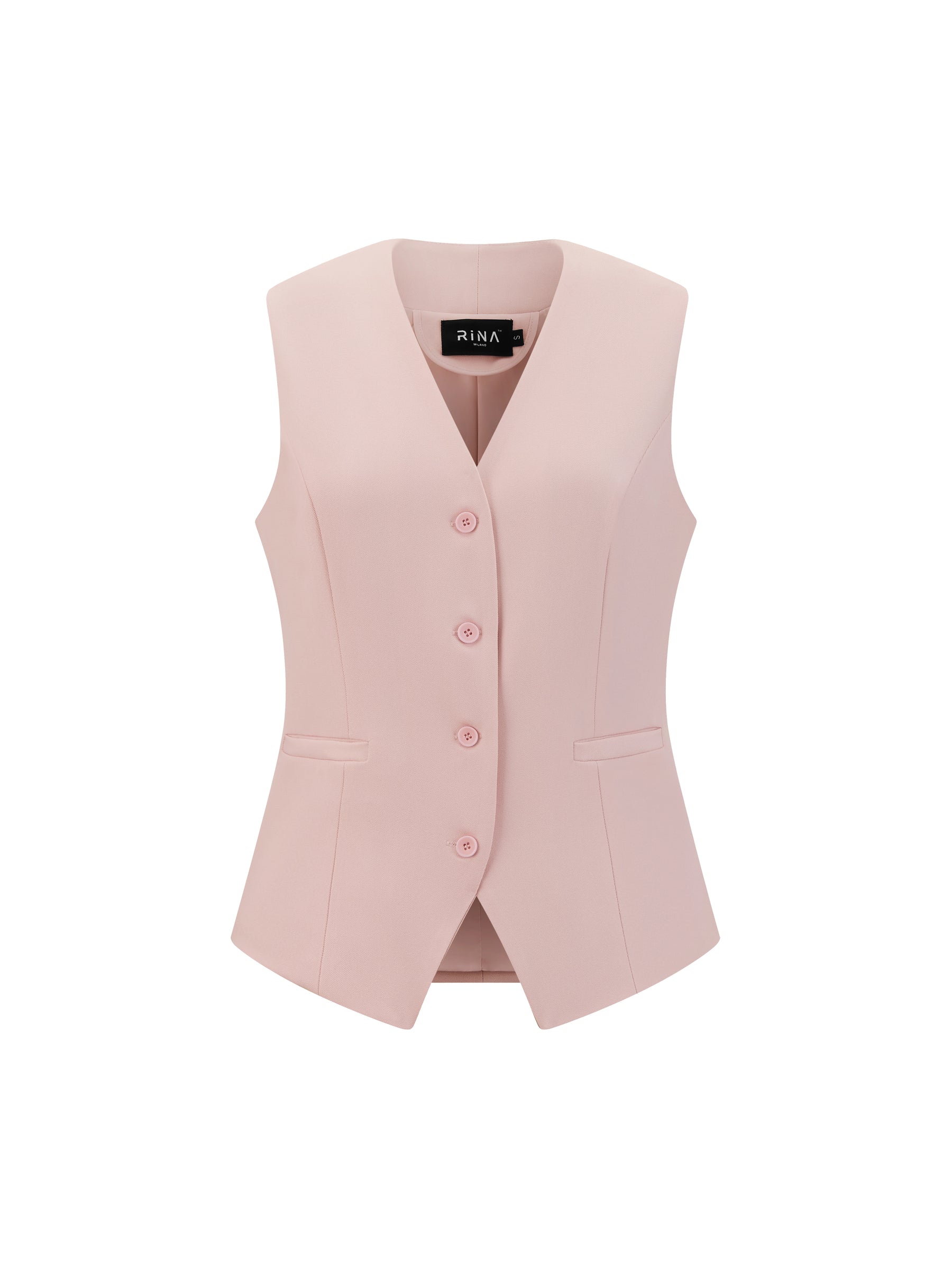 Gilet Donna Elegante a Collo V - Modello Slim Fit per Ufficio e Combinazioni