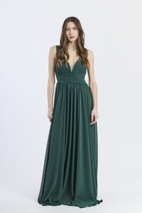 Abito da damigella ampio lungo CHIFFON Zoe