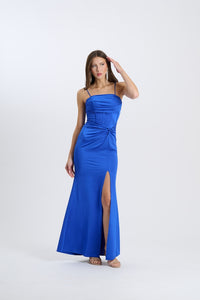 Abito Avirelle – Senza spalline drappeggiato con nodo