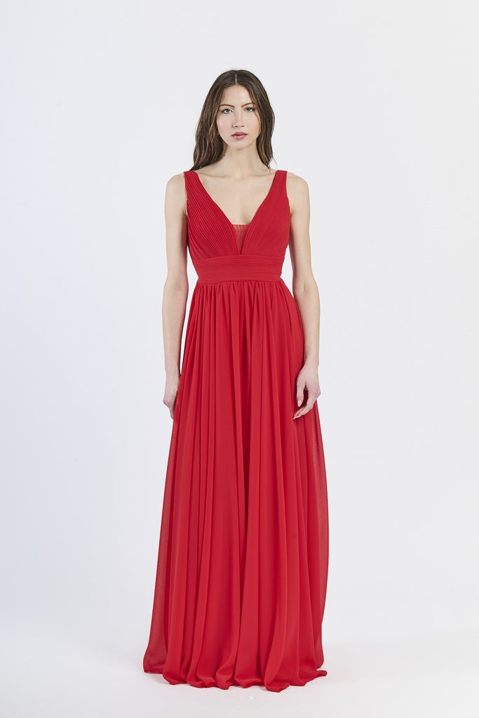 Zoe Long Tulle Wide Bridesmaid Dress