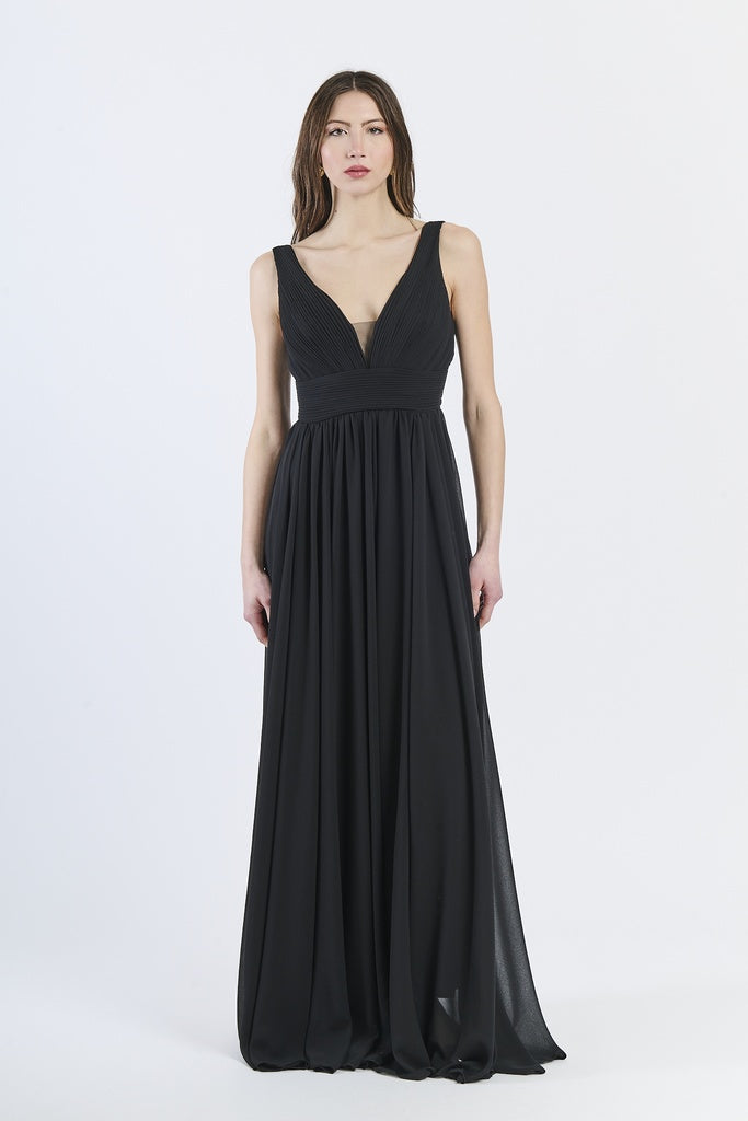 Zoe Long Tulle Wide Bridesmaid Dress