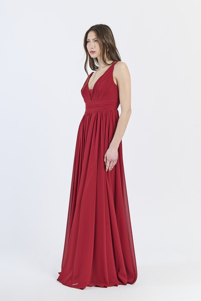 Zoe Long Tulle Wide Bridesmaid Dress