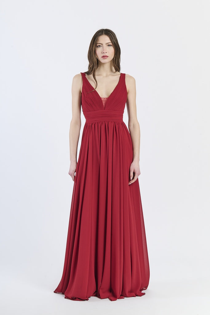 Zoe Long Tulle Wide Bridesmaid Dress