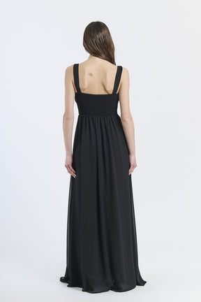 Abito da damigella ampio lungo CHIFFON Zoe