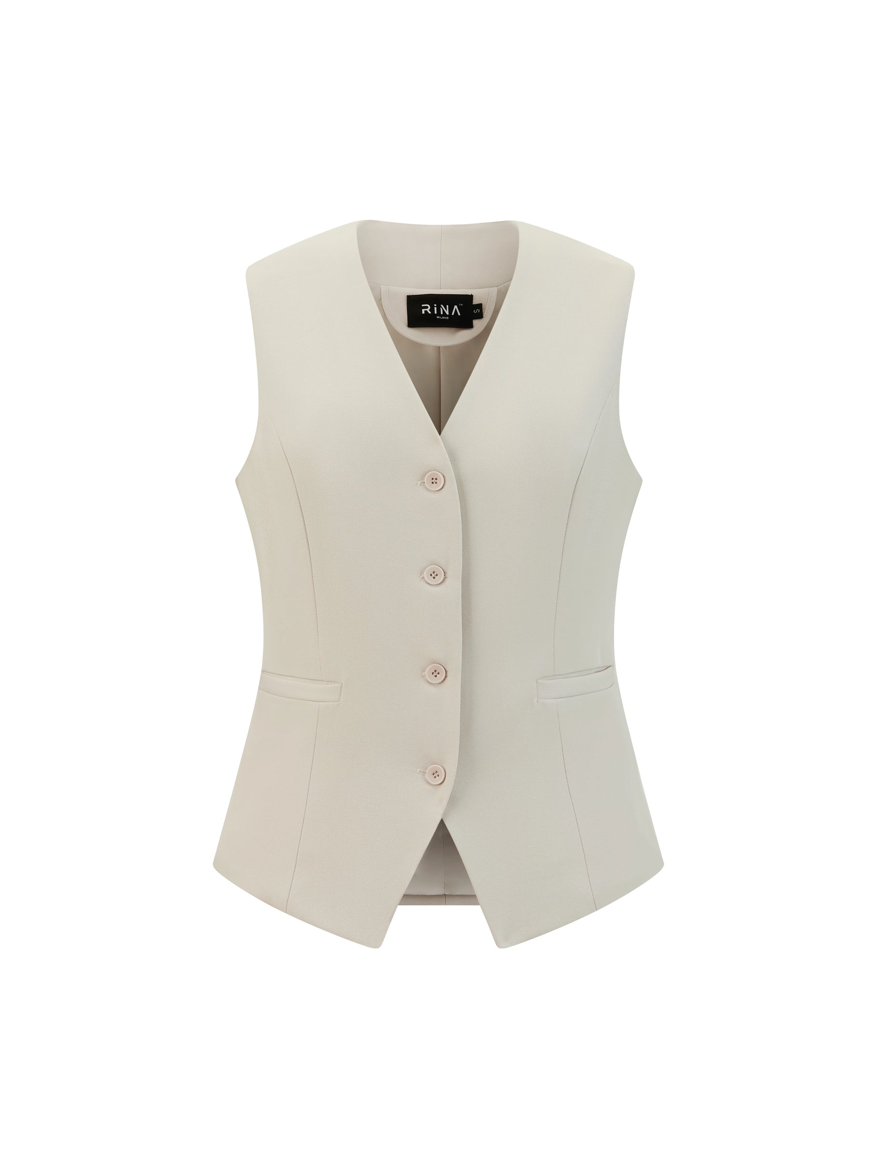Gilet Donna Elegante a Collo V - Modello Slim Fit per Ufficio e Combinazioni