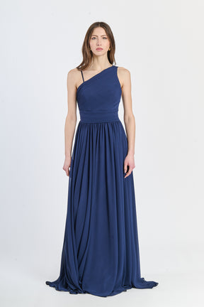 Long asymmetrical tulle dress Luna