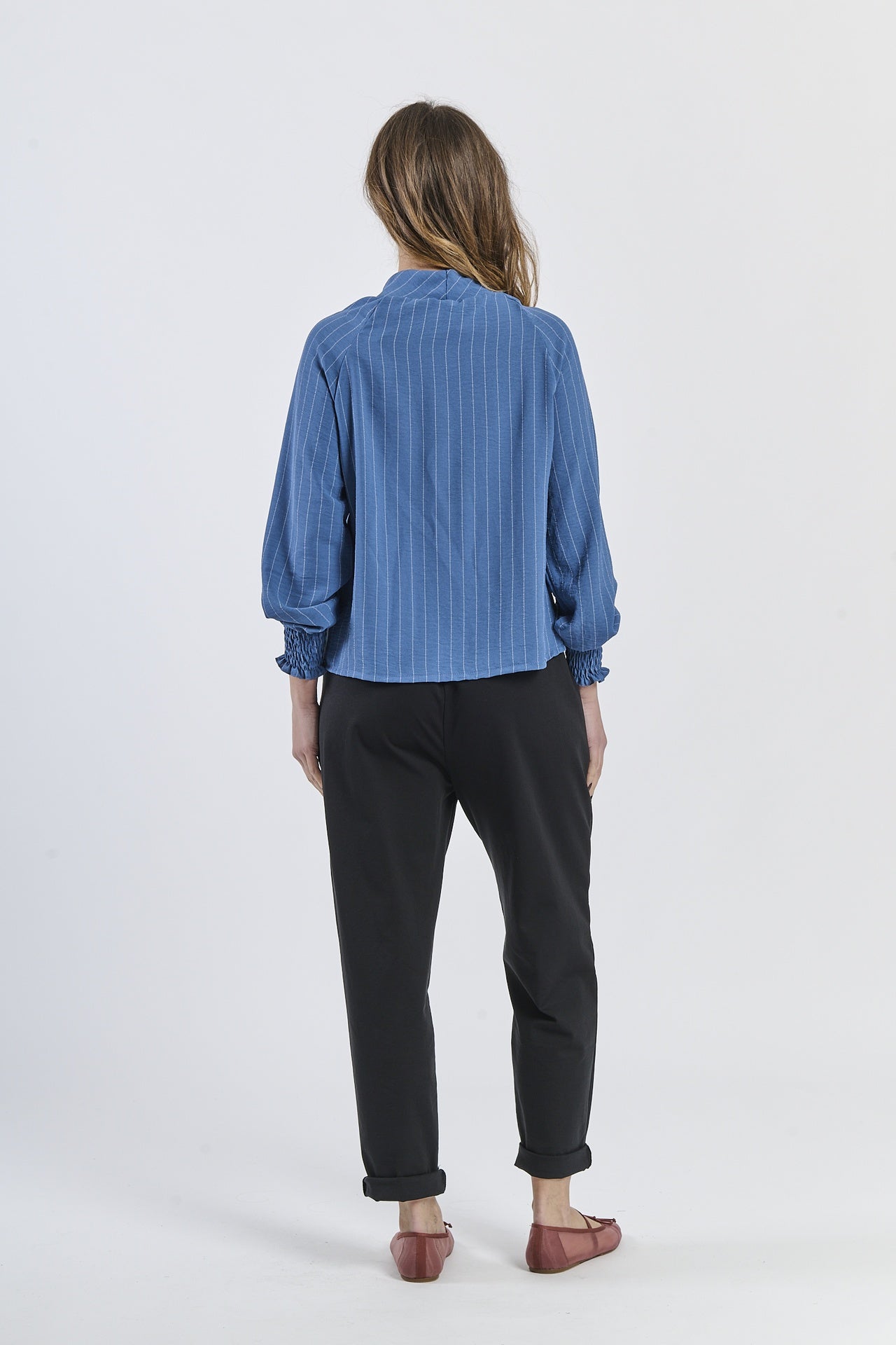 Top jeans concollo asimmetrico e stile casual - chic