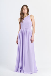 Long asymmetrical tulle dress Luna