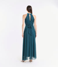 Abito lungo in tulle cut out Lucrezia