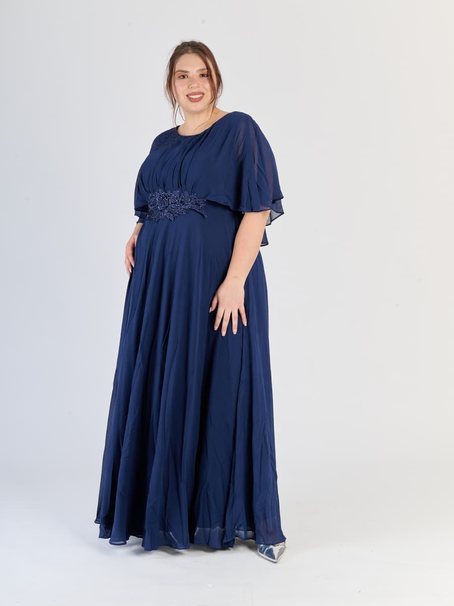 Vestito plus size Blu scuro
