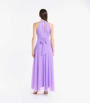 Abito lungo in tulle cut out Lucrezia
