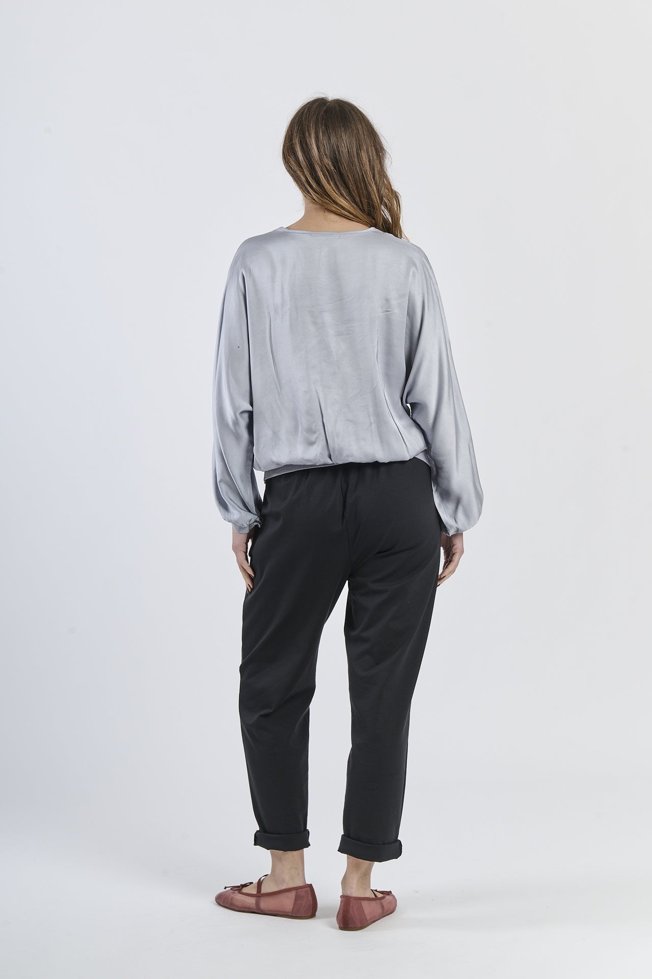 Cardigan grigio chiaro casual per abbigliamento quotidiano