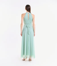 Abito lungo in tulle cut out Lucrezia